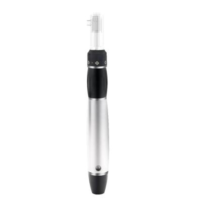 China Refillable Dermapen Pen 12 Pins Micro Agujas de Para derma pins Anti-puffiness cartucho teasing dermapen for sale