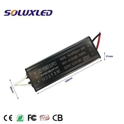 China IP67 protection IP67 DC12V 12W 2A LED Constant Voltage Switching Power Supply for sale