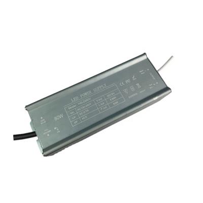 China Protection IP67 Waterproof Constant Voltage IP67 DC12V 80W LED Power Supply for sale