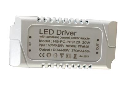 China LED Lighting Flicker Isolation LED Driver 20W 350ma 370ma PF>0.95 Free Galvanic Luminous Flux Pulse for sale