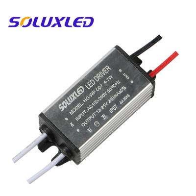 China Outdoor Lighting Waterproof LED Driver 4-7W 280mA for sale