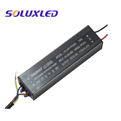 China Outdoor Lighting 60W 70W Led Driver Power Supply Waterproof Outdoor IP67 Driver For Led Flood Light en venta