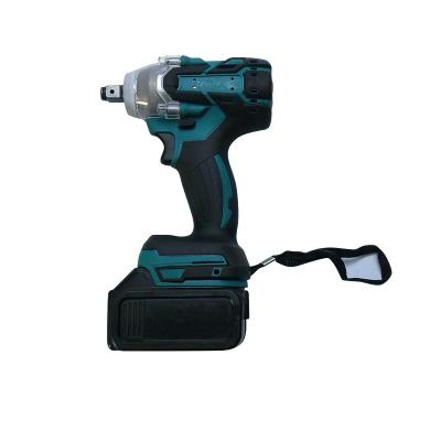 China Repair 21V Electric Brushless Impact Wrench Cordless 1/2 Socket Spanner Rechargeable Power Tools Impact electric wrench for sale