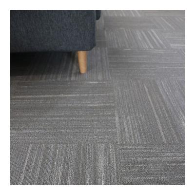 China Washable Commercial Office Carpet Tile Room Decorate Commerical Office Patchwork Carpet Tile 50*50cm Square for sale