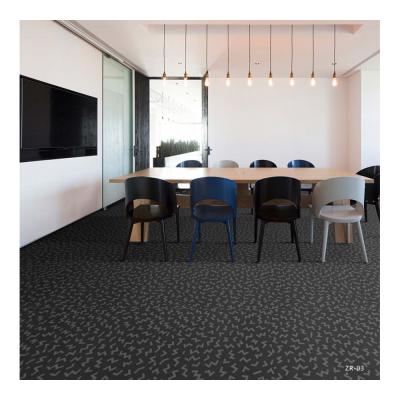 China Washable Removable Office Nylon Commercial Modular Carpet Tiles Commercial Floor Carpet Office Mat Luxury Tiles for sale