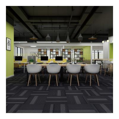 China New Arrival Large Office Washable Commercial Library Printed Carpet Tiles for sale