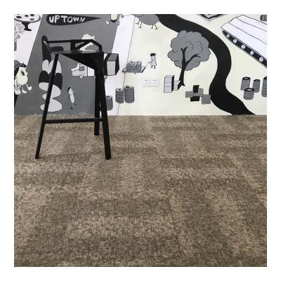 China Office Hallway Carpet Tiles Alfombras Karpet Floor Washable Nylon Printed Printed Rug for sale