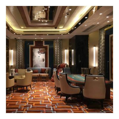 China Best Selling High Quality Washable Custom Design Woven Casino Mat, Luxury Fire Retardant Casino Mat For Sale for sale