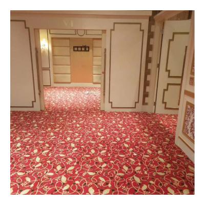 China New Desigh Hotel Decoration Washable Banquet Adorned Cheap Alfombra Axminster Church Broadloom Wall To Wall Carpet For Hotel for sale