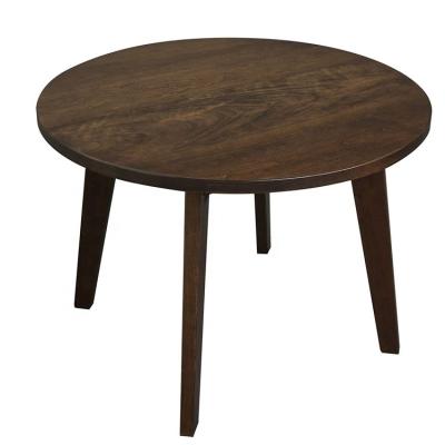 China Adjustable (other) Home Furniture Antique Round Solid American Wood Coffee Table for sale