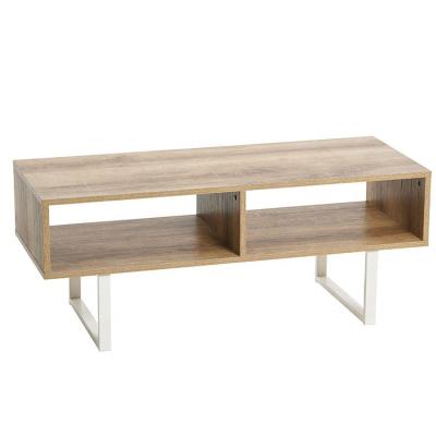 China Adjustable (other) Customized Household Essentials Coastal Oak Wood Laminate Coffee Table for sale