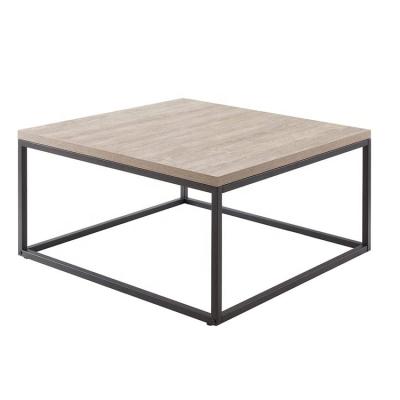 China Adjustable (other) Modern Industrial Vintage French Square Coffee Table for Living Room for sale