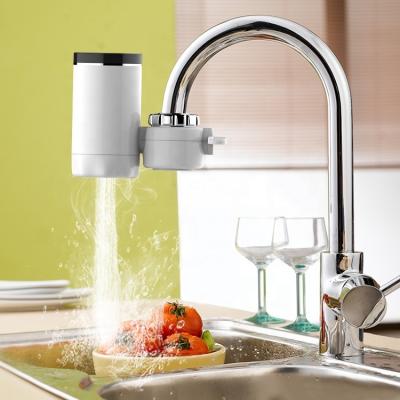 China Hotel digital display smart water faucet, instant electric kitchen water heater faucet for sale