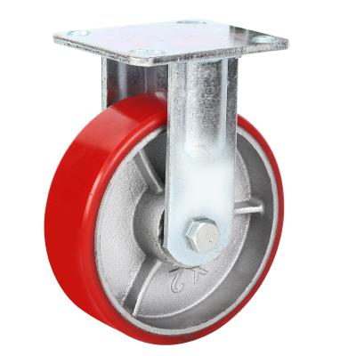 China Weihang Modern Casters 4 Casters Heavy Duty PU On Cast Iron Core Hand Truck Caster Wheels for sale