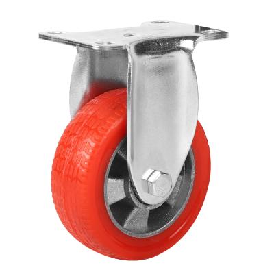 China Weihang Silicon Wheels 3 Inch Silicon Caster Wheels Heat Resistant Silicon Rubber Furniture Rigid Wheel Caster Wheels for sale