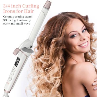 China PRITECH LCD Display PTC Display Hair Curlers Rollers Ceramic Coat Customizable Electric Heating Ceramic Hair Curlers for sale