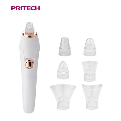 China PRITECH Black Head Working Pore Apparatus Cleaner Electric Cleaning Blackhead Removal Battery Solvent for sale