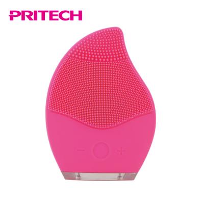 China DEEP CLEANING PRITECH Customized Lady Waterproof Facial Cleaner Brush for sale