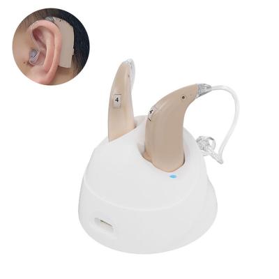 China High Quality Portable Cheap Rechargeable BT Digital Hearing Aids Wholesale Rechargeable Digital Bluetooth Hearing Aids For Elders for sale