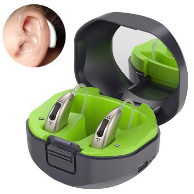 China Digital mini rechargeable bluetooth BTE hearing aids rechargeable hearing aid for deafness prices rechargeable hearing aid for sale