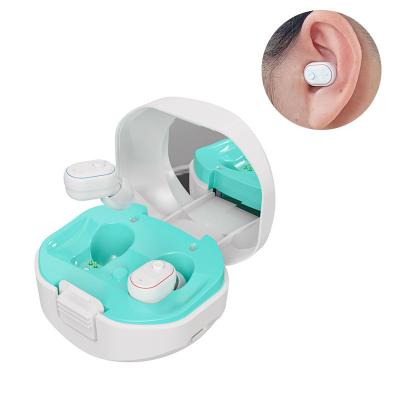 China Professional Digital Rechargeable Bluetooth Hearing Aids Bluetooth in Ear Canal Rechargeable Original Hearing Amplifier for Deaf for sale