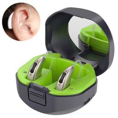 China Price Lists Digital Rechargeable Bluetooth BTE Good Amplifier Hearing Aids For Elders Sale Deaf People for sale