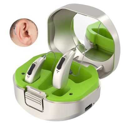 China Rechargeable Digital Ric Hot selling BTE RIC hearing aid with high quality digital rechargeable hearing aids for sale