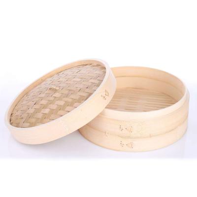 China Viable Cookware Natural Mini Bamboo Steamer /Cooking Basket for sale