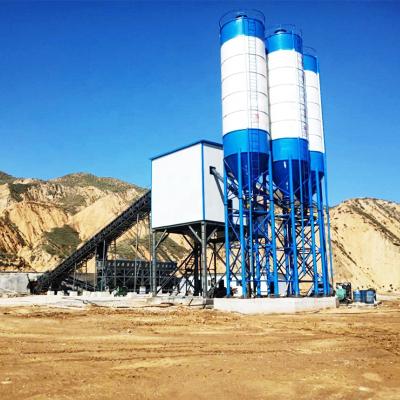 China Building Material Shops Engineering And Construction Machinery Stationary Concrete Batching Plant 120m3 HZS120 for sale