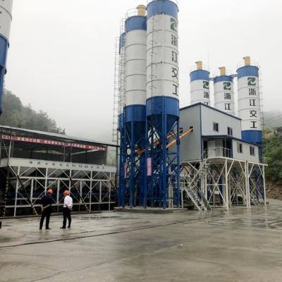 China Advanced Electric 60m3 Building Material Stores Ready Made Concrete Batching Plant for sale