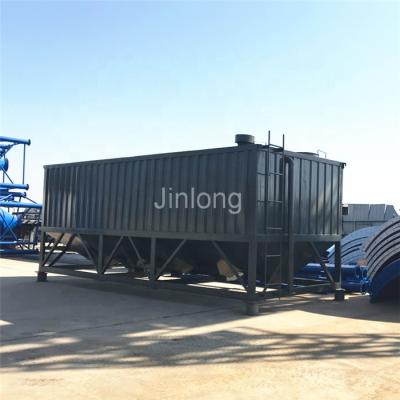 China Building Construction Factory Price Powder Storage Silo Concrete Mixing Horizontal Cement Silo For Concrete Batching Plant for sale