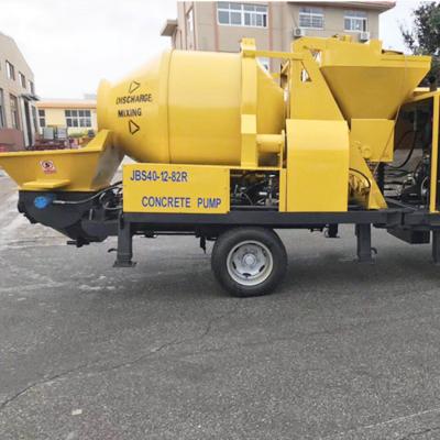 China Construction Material Shops Professional Small Cement Pump Diesel Engine Trailer Manufacturer Concrete Pump For Sale for sale