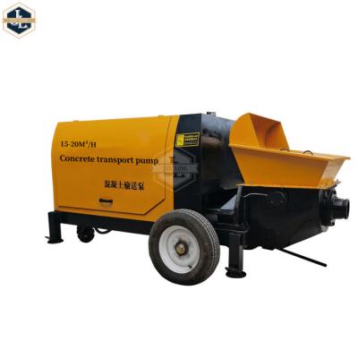 China Multi-Functional Construction Material Stores Transport Pump Small Vehicle Mounted Concrete Construction Building Concrete Pump Mobile for sale