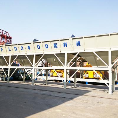 China Building material shops hot sale pld 1600 concrete mixing plant concrete batching machine for sale