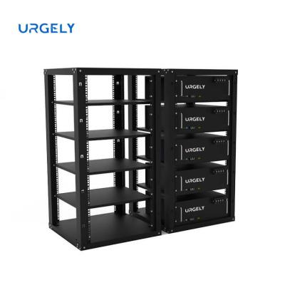 China Outdoor Electronic Equipment Urgely New Design Standard 19 Inch Design Cabinet Racks Solar Ups Battery Storage Electrical Cabinet Rack Enclosure for sale