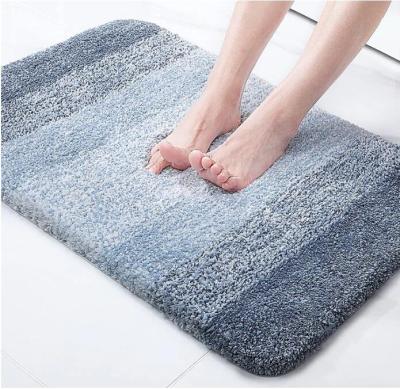 China QJMAX Modern High Quality Household Bathroom Absorbent Floor Mat Bathroom Non-Slip Bath Mat for sale