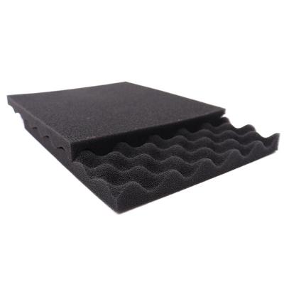 China Eco-Friendly Packing Egg Crate Sponge Wave Protective Foam Sheet Sponge Soundproof Foam Insert Anti-Static Foam for sale