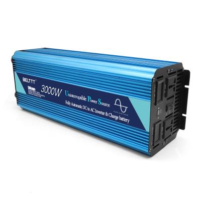 China Home Appliance BELTTT 3000w Off Grid Home UPS Solar Inverter Pure Sine Wave Inverter With USB Output for sale