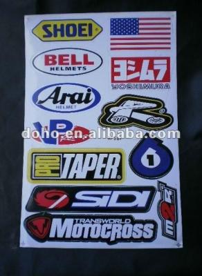 China Body Stickers Motor Sticker Design for sale