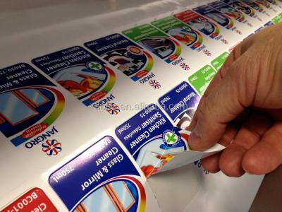 China Custom Printed Outdoor Barcode Manufacturer Direct Packaging Roll Sticker Label Printing for sale