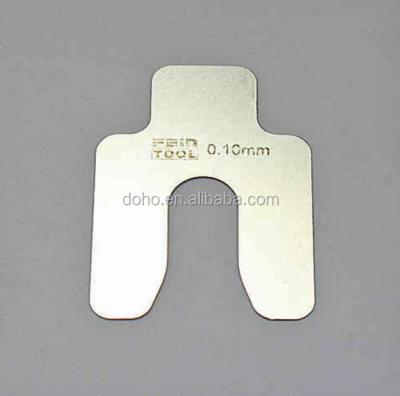 China Custom Copper Photo Etching Metal Horseshoe Shims for sale