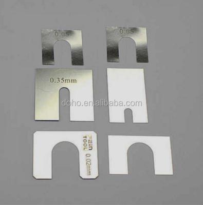 China Wholesale Photo Camera Motor/Mobile Phone/Voice Coil U Notched Shape Chemical Etching Insert Shims Suppliers for sale