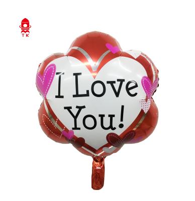 China Gift Toy Festival Valentine's Day 45cm/18inch Foil I LOVE YOU Balloon For Party Decoration for sale