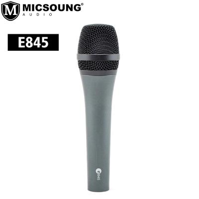 China Cardioid Wired Microphone E845 MIC Handheld Vocal Handheld Dynamic Microphone For Stage Performance for sale