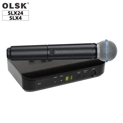 China High Quality Clear Sound UHF Professional Wireless Microphone Mic System SLX4 SLX24 BETA58 for sale