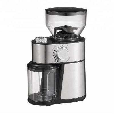 China Household New Design Hot Sale Stainless Steel Control Knob Large Capacity Electric Coffee Grinder for sale