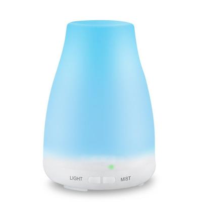 China 100ML Household Essential Oil Diffusers Ultrasonic Cool Mist Humidifier with 7 Colors LED Lights for sale