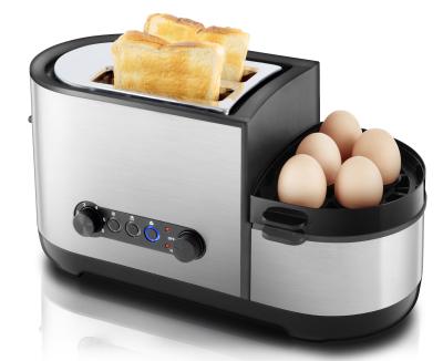 China Bake Bread and Egg Breakfast Set Electric Toaster, Egg Cooker / 2 in 1 Breakfast Maker for sale