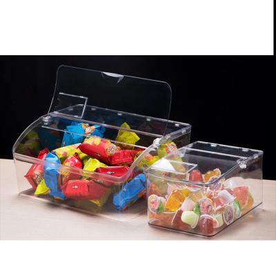 China Viable Clear Shop Dispenser Container Acrylic Bulk Chocolate Candy Food Box for sale