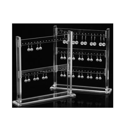 China custom wholesale acrylic earring holder jewelry hanger organizer 210703-01 for sale